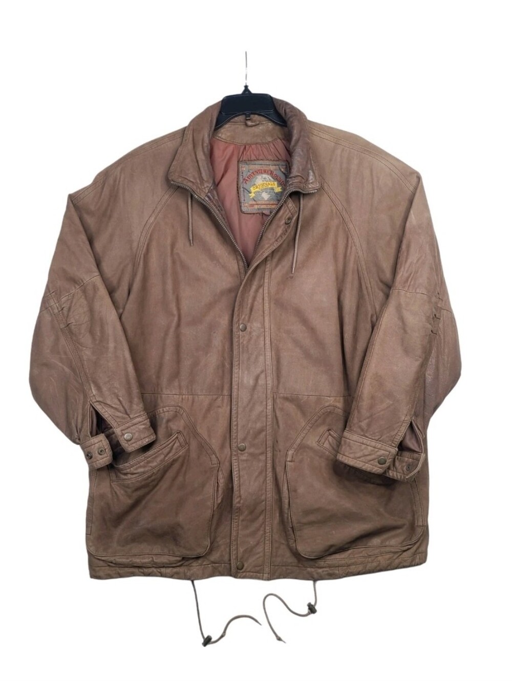 Vintage Wilsons Leather Adventure Bound Long Barn Chore Field Coat Mens Large